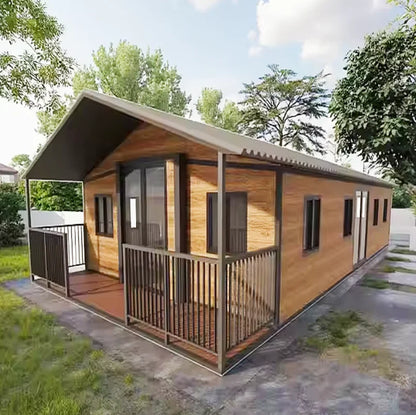 Customize Foldable Modular Expandable Container House 20ft 2 Bedrooms Bathroom Terrace with Roof Foldable House Collapsible Home