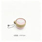 3D Printed Cappuccino Coffee Cup Keyrings Creative Clicker Button Dessert Keychains Office Stress Relief Keyboard Fidgets Gifts
