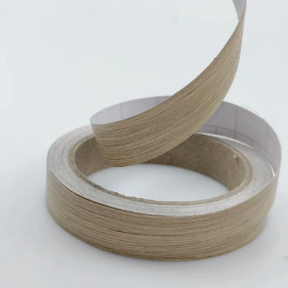 1pc 10mX1/1.5/2cm Wood Grain PVC Edge Banding Tape, Self-Adhesive Peel and Stick Furniture Edge Trim for Cabinets, Tables