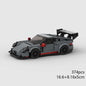 City Speed Racing Car Model Building Blocks DIY Bricks MOC Toy Classic Rally Sports Super Racer Vehicle Christmas gift technique