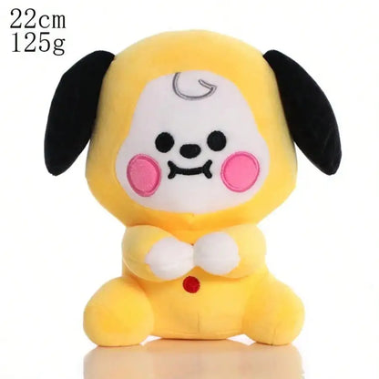 LINE FRIENDS BT21 Kpop Anime 10–24 Cm Cartoon Plush Toy Backpack: Cute Korean-Style Doll—Perfect for Christmas and Birthdays