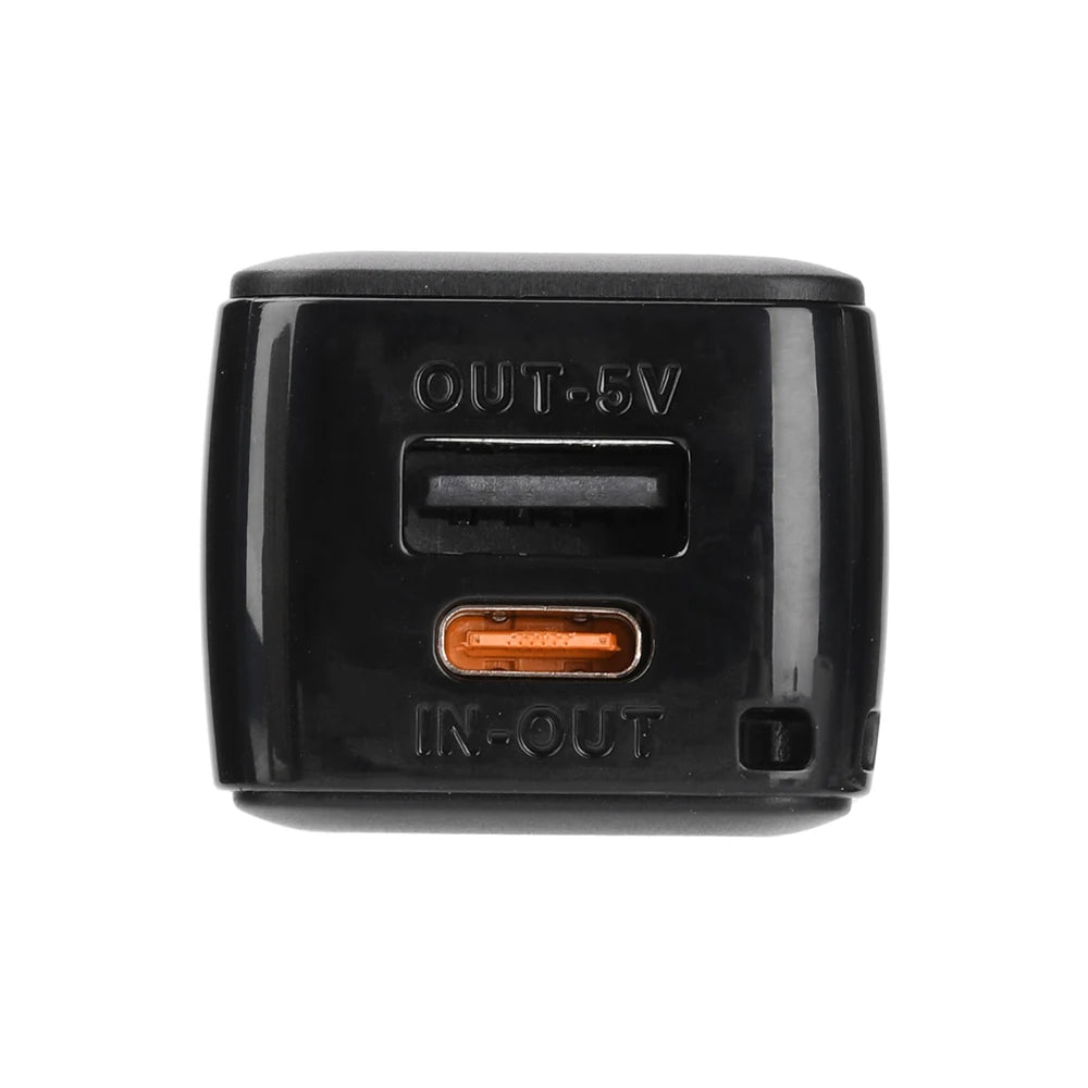 Welding-free 1-cell 21700 Mini Battery Power Bank Case 21700 Battery Box DIY Mobile Power Supply Box Kit Not Including Batteries