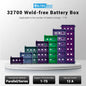 DIY Battery Case/32700 Weld-free Battery Box/Holder Pure Copper 12A High Current Lithium Battery in parallel in series