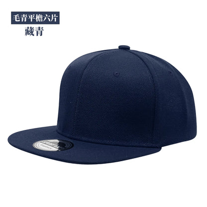 Custom Logo Snapback Caps Men Hip Hop Male Bone Baseball Cap Unisex Solid Color Cotton Adjustable Rock Band Flat Hats Visor Hat
