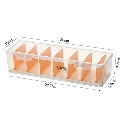 1Pc Clear Plastic Compartmentalized Organizer Box Holds 550+ Game Cards Storage Box With Adjustable Divider For PTCG/MTG Cards