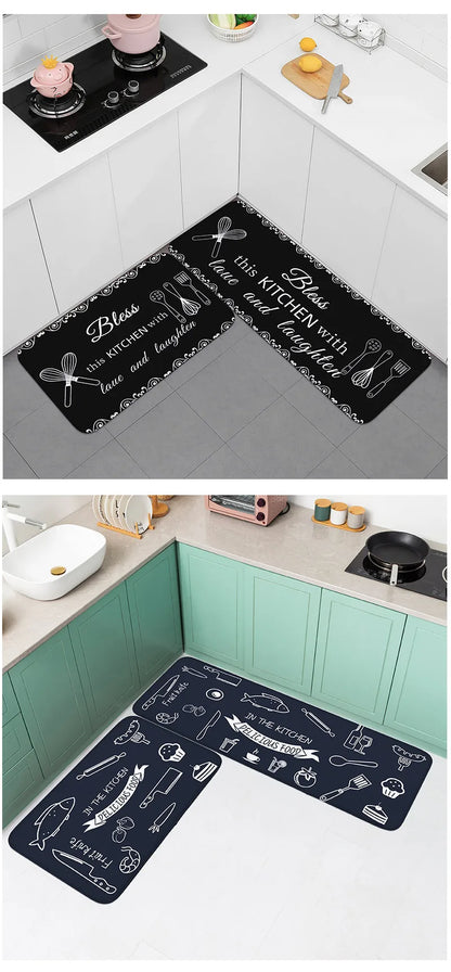 Multi-purpose Sponge Water Absorption Mat: Kitchen, Bathroom Bathroom Anti-skid, Moisture Absorption, Machine Washable Carpet