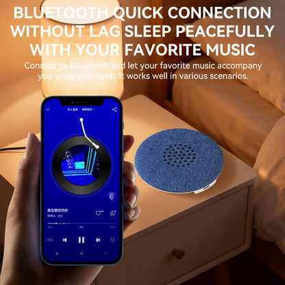 Mini Sleeping Bluetooth 5.3 Speaker Under Pillow Sound Machine With White Noise HiFi Stereo Audio Soundbar MP3 Music Player New