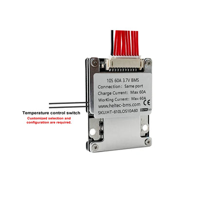 Heltec bms 10s 36v 30a 60a 6S 7S BMS 24V with balanced lithium battery protetcion board for eletronic tools/wheelchair/vehicle