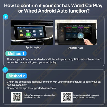 Wireless CarPlay For Apple iPhone Airplay Smart AI Box Bluetooth WiFi Android Auto Connect Car System 3in1 Car Play Adapter