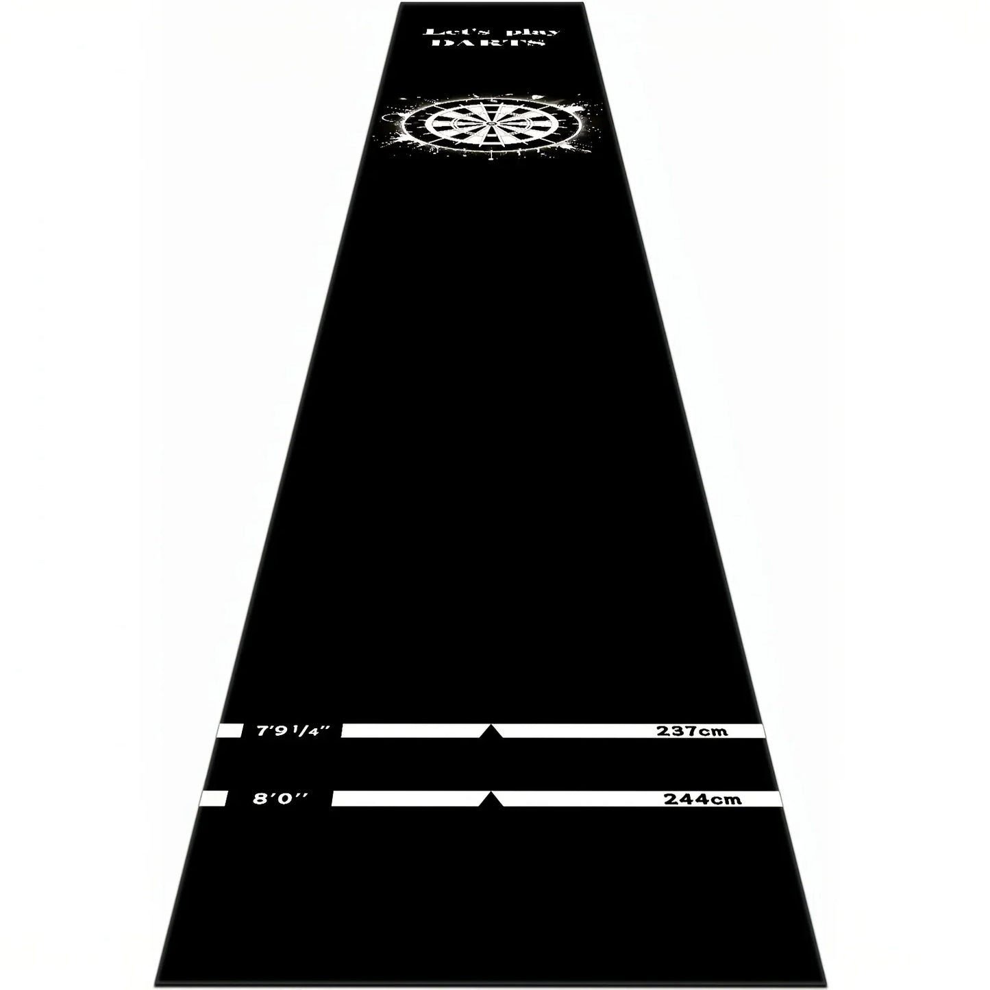 Professional Non-Slip Dart Mat Throwing Carpet for Game Room Bar Decor - Training Mat with Decorative Design