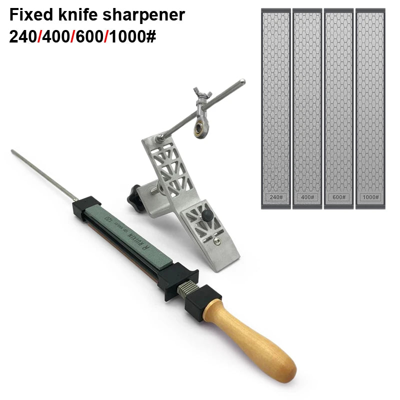Angle Fixed Knife Sharpener Professional Sharpening Stone Kitchen Grinding System Honing Diamond Grinder Woodwork Tool Whetstone