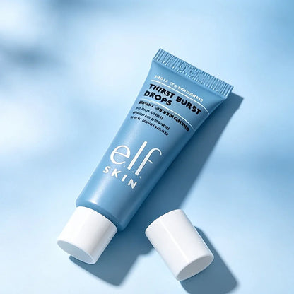 Elf Thirst Burst Drops, Brightening Moisture Gel Essence, Hydrating Pre-Makeup Primer, Nourishes Dry Skin for Smooth Base Makeup