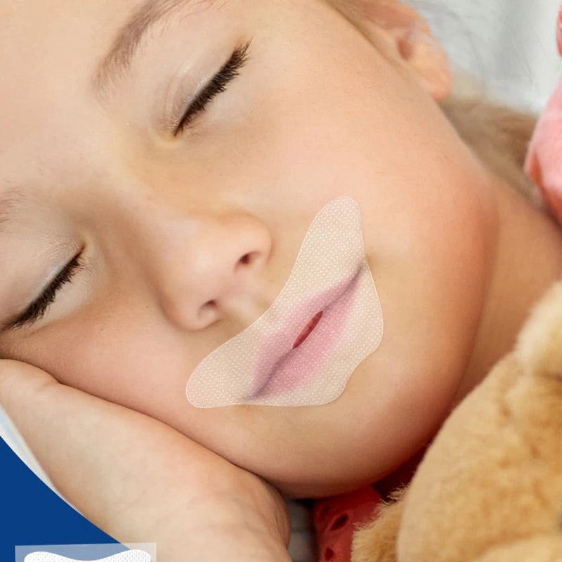 〔DD329〕30Pcs Anti Snoring Sleep Strips Sticker Gentle Less Mouth Seal Tape Stop Snore Mouth Correction Sticker Tape