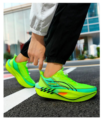 Running Shoes Professional Fitness Carbon Board Men's Sports Marathon Lightweight Women's Comfortable Non Slip Sports Shoes