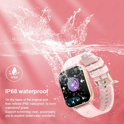 LIGE Women Smart Watch I68 Waterproof Bluetooth Call Watch for Women Smartwatch Ladies Sport Fitness Tracker Watches Men Watch