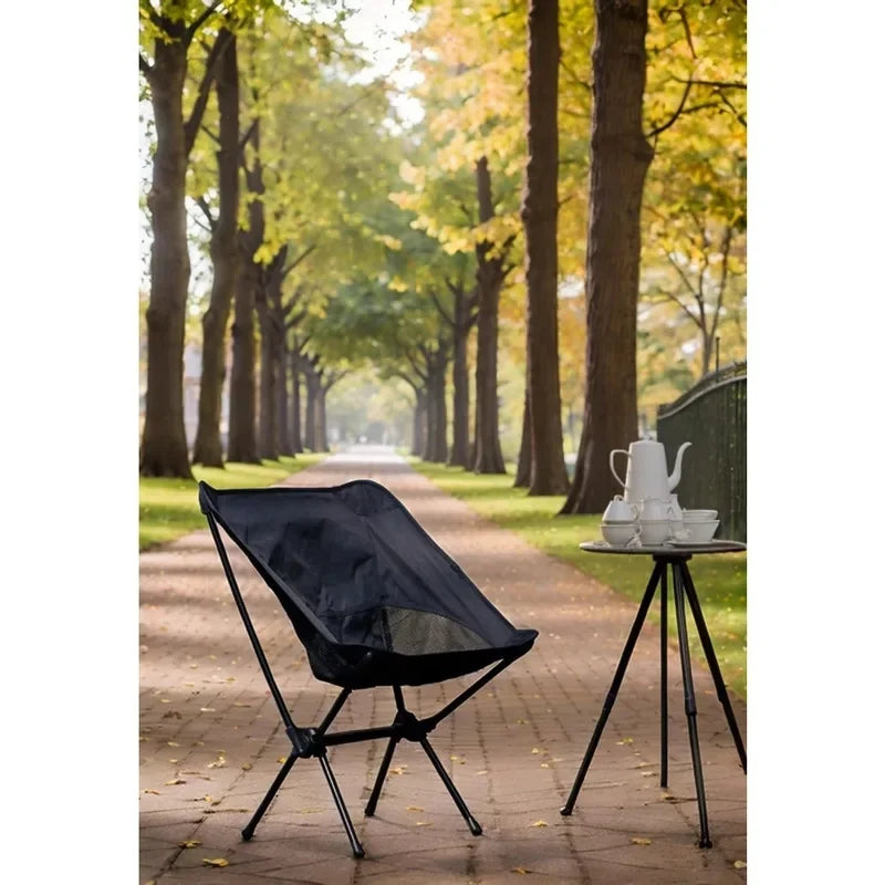 Portable Lightweight Folding Camping Chair With Storage Bag Outdoor Seat For Fishing Beach Picnic Hiking Backpack Travel