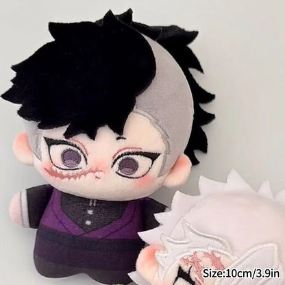 Demon Slayer Figure Anime Plush Doll Fans Gift Q Version Toy Gifts Kamado Nezuko Keyrings Cartoon Character Keychains Bag Charms