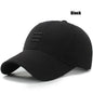 4 Colors New Fashion Soft Top Baseball Cap Outdoor Sport Casual Cotton Snapback Hats For Men and Women Three Bars Dad Hat Design