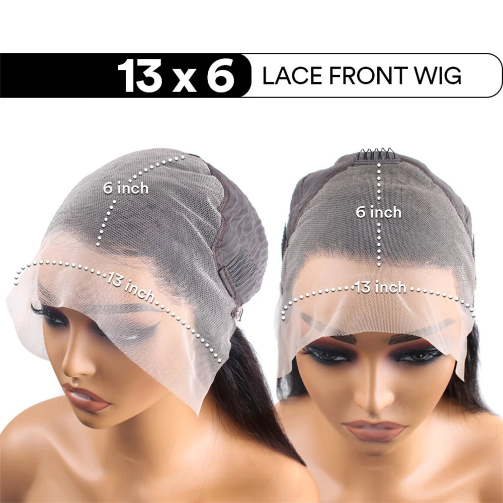 250 Density Loose Deep Wave Human Hair Wig 30 Inch HD 13x6 Lace Frontal Wig 13x4 Water Wave Curly Lace Front Wigs Preplucked