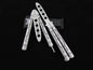 Outdoor Training Butterfly Knife Trainer  Stainless Steel Knife Folding Knife No Edge Dull Tool Combs Shape 56 HRC