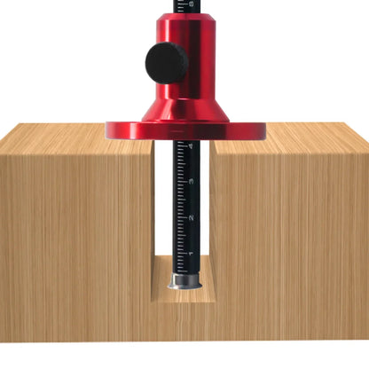 Woodworking Scriber And Marking Tool with Inch And MM Scale for Drawing Parallel Lines Mortise Measuring And Layout Precision