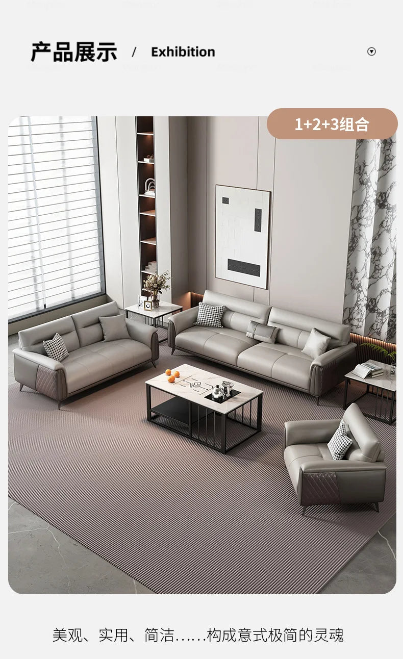 Office Sofa Business Reception Room Meeting Three Single Small Simple Modern Office Sofa Coffee Table Combination