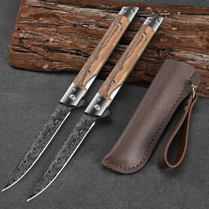 Multi-functional folding knife, convenient small knife for outdoor camping, high-hardness fruit knife