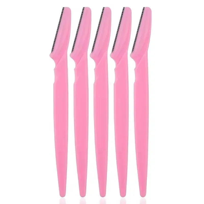 5-100PCS Wholesale Blade Portable Eyebrow Trimmer Shaver Face Razor Eye Brow Epilation Hair Removal Cutters Safety Razor