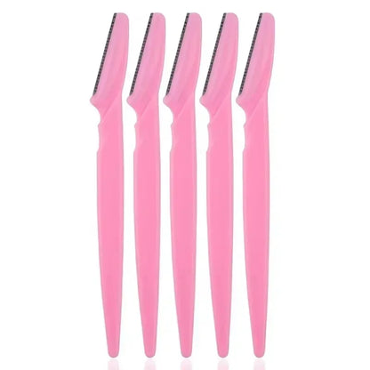 5-100PCS Wholesale Blade Portable Eyebrow Trimmer Shaver Face Razor Eye Brow Epilation Hair Removal Cutters Safety Razor