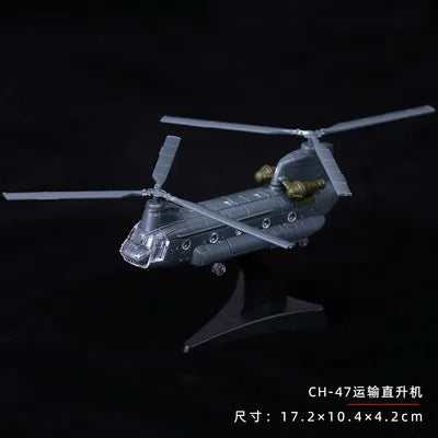 4D 27 Styles 1:144 Fighter Assembly Model Plastic Glue Free Plane Armed Helicopter Reconnaissance Aircraft Model Toy