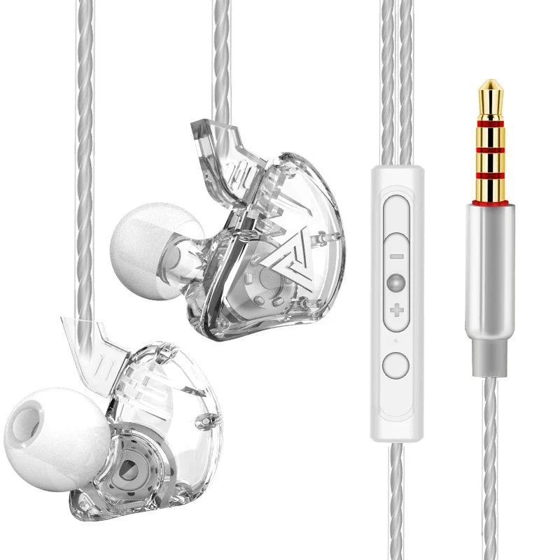 QKZ CK5 FiLe Wired Earphone Professional Gaming And Sports Noise Cancelling Headphones with Microphone HiFi Music Earphone