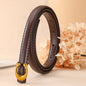 C-shaped Smooth Buckle Simple Women's Soft Durable Belt Fashion Women's Clothing Accessories Paired With Business Casual Belt