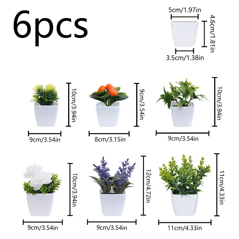 1SET Simulation Plant Potted Plant, Suitable For Commercial Office Counter, Living Room, Study, Courtyard, Home Decoration