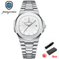 PAAZOMU Top Luxury Brand Man Watch Sports Waterproof Luminous Date Men Wristwatch Square Dial Quartz Men's Watches High Quality