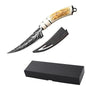 2025 new model boning knife with knife cover kitchen accessories, high-hardness forged sharp Damascus texture knife, fruit knife