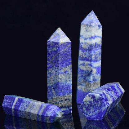 Natural Stone and Crystals Point Wand Witchcraft Rose Quartz Amethyst Home Decor Mineral Reiki Healing Stones Crafts Room Decor