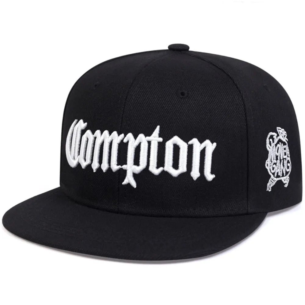 Men's Spring and Summer Hip-hop Hats Wide-brimmed Letters Camouflage Baseball Caps Youth Trendy Handsome Flat-brimmed Hats