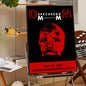 D-Depeche-Mode Singer Star Anime Posters Room Bar Cafe Room Decor Canvas Painting
