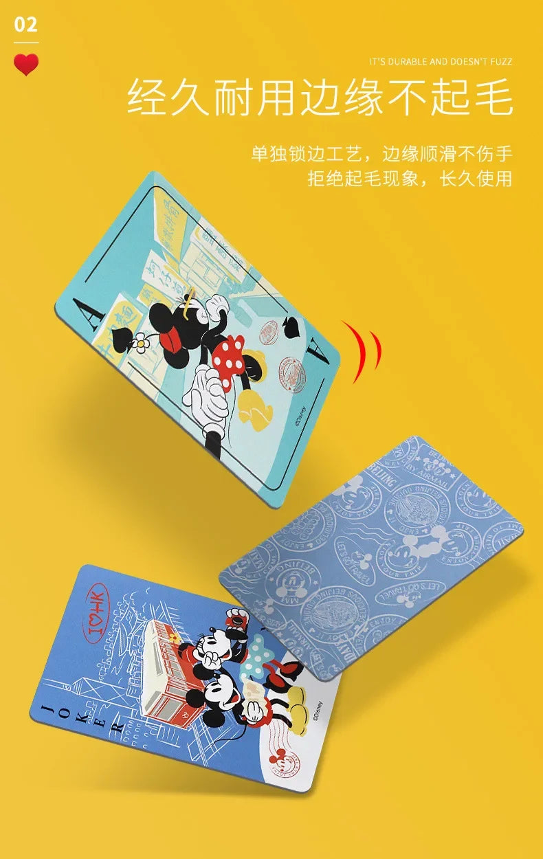 Disney Mickey Frozen Stitch Poker Lots-o'-Huggin' Bear Playing Cards Playing Cards Poker Indoor Family Entertainment Board Games