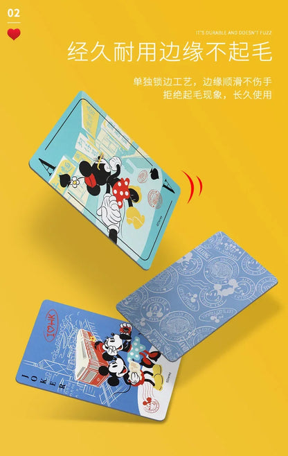 Disney Mickey Frozen Stitch Poker Lots-o'-Huggin' Bear Playing Cards Playing Cards Poker Indoor Family Entertainment Board Games