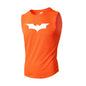 Bat Printed Men's Loose Sleeveless T-shirt Autumn inner wear Running  T Shirt Gym Fitness Jogging Vest Male Casual Shirt Tops