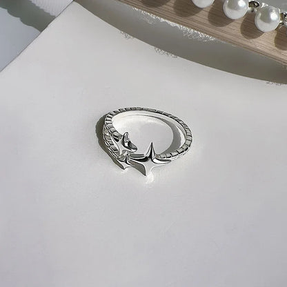 Stainless Steel Gold Color Rings for Women Men 2024 Colorfast Popular Party Personalized Exaggerated Charms Jewelry Gifts