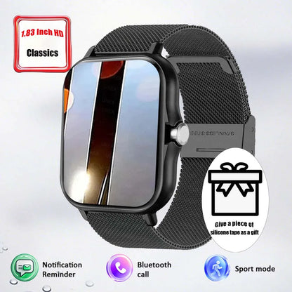 Classic New Smart Watch for Men Women Gift Full Touch Screen Sport Fitness Watch Bluetooth Call Digital Smartwatch Multifunction