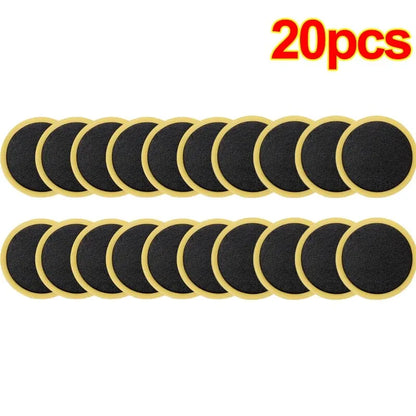 30/20/10PCS Bicycle Glue-free Tire Patches Tool Quick Repairing Tyre Protection Patch Adhesive Quick Drying Bike Accessories