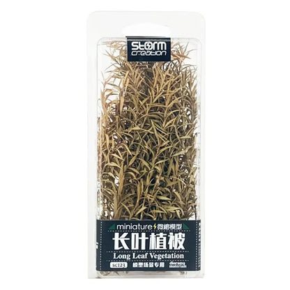 Sand Table Vegetation Long Leaf Grass Cluster Miniature Reed Scene Model Railway Scenery Micro Landscape DIY Accessories