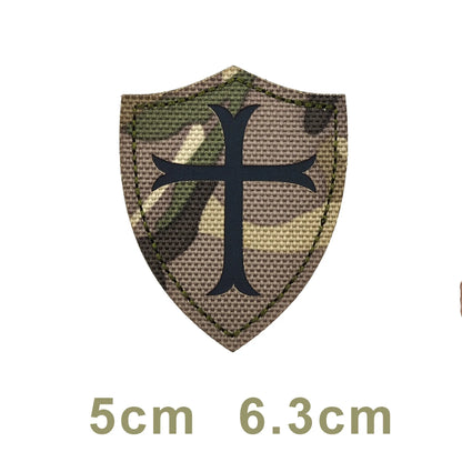 Cross Skull Finger Skeleton Tactical Clothes Vest Backpack Templar Knight Ride Bounty of Hunter Ranger Tags Magic Patch