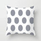 European Gray Pillowcase Geometric Pillow Cover Sofa Cushion Cover Garden Throw Pillows Hotel Outdoor Cushions car Chair 45X45cm