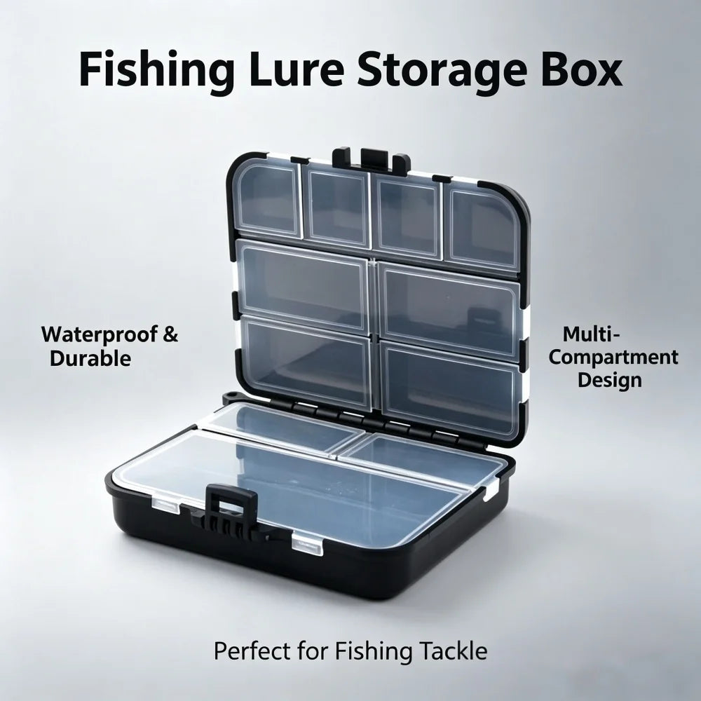 Fishing Accessories Storage Box Double Sided Bait & Hook Box Carp Luya Fishing Gear Organizer Multifunctional Fishing Parts