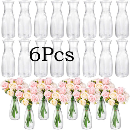 Stripe style vase, DIY floral decoration display, holiday and home decoration table decoration, wedding, home, dinner party