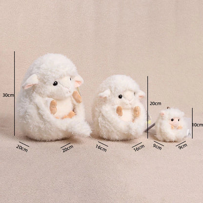 10/20/25cm Cute Hedgehog Plush Doll Soft Hedgehog Huggable Pillow Lifelike Hedgehog Pendant Doll Lovely Desktop Pet Bag Decor